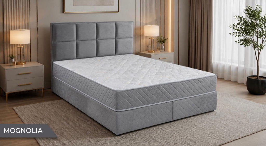 Upholstered storage bed