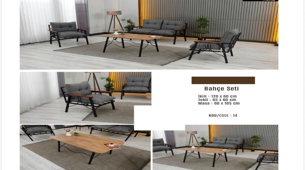 Terrace and garden set