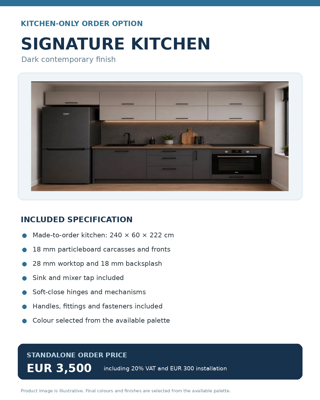 Signature Kitchen option
