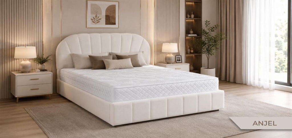 Upholstered storage bed